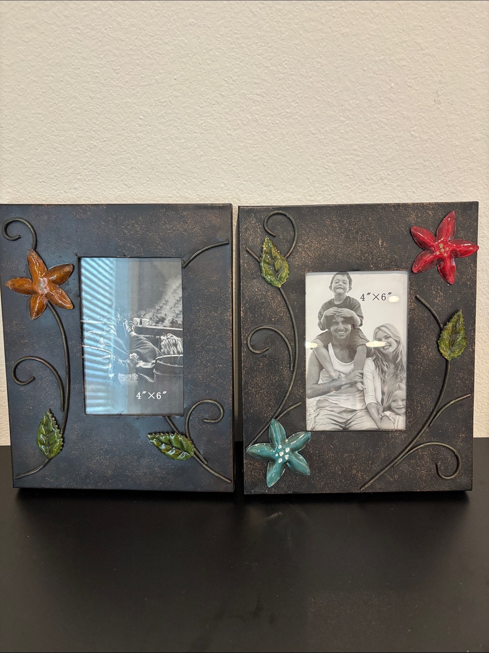 Coastal Metal 4x6 Picture Frame Set of 2 | 3D